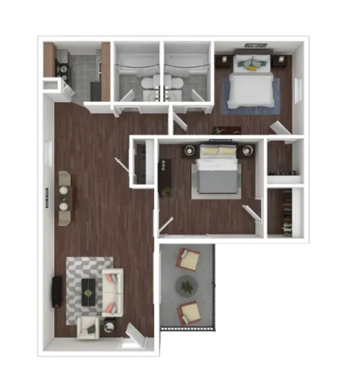 Las Palmas Arlington floor plan 7