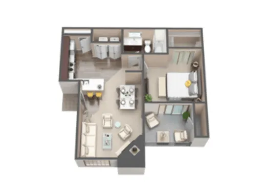 Laurel Heights at Cityview Fort Worth Floorplan 1
