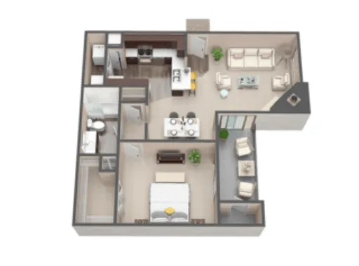 Laurel Heights at Cityview Fort Worth Floorplan 3