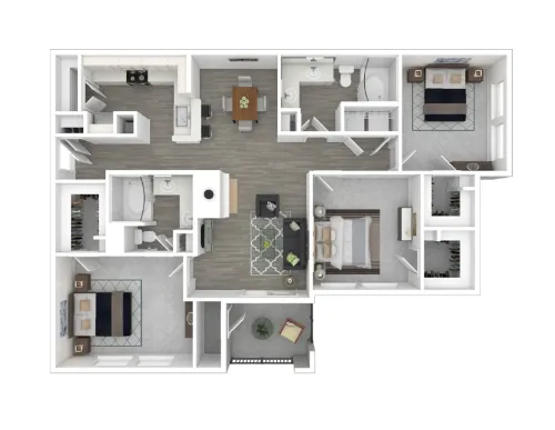 Lauren Apartments Fort Worth Floorplan 11