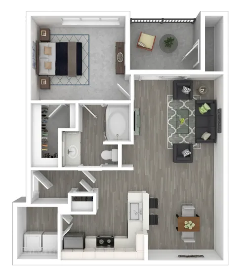 Lauren Apartments Fort Worth Floorplan 3