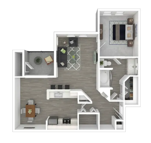 Lauren Apartments Fort Worth Floorplan 6