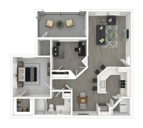 Lauren Apartments Fort Worth Floorplan 7
