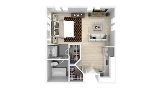 Lewisville Estates Senior Living Floorplan 1