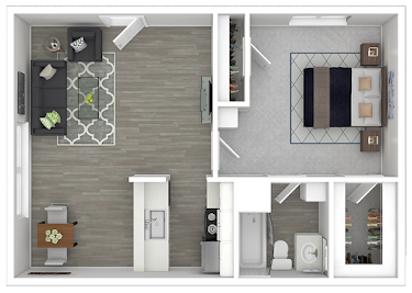 Loreto Apartment Homes Grapevine Floorplan 3