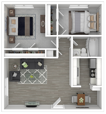Loreto Apartment Homes Grapevine Floorplan 5