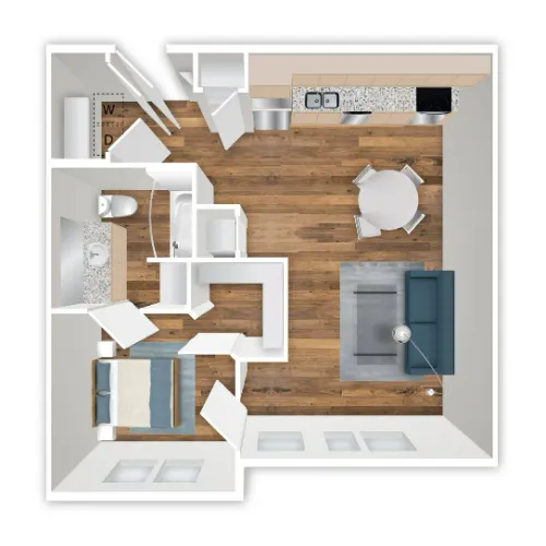 Lydle Ridge Apartments Arlington FloorPlan 1