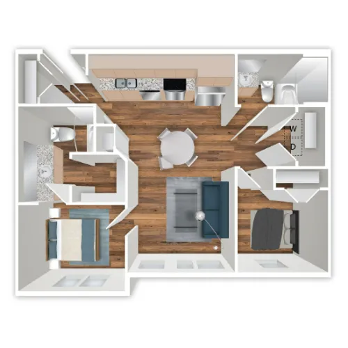 Lydle Ridge Apartments Arlington FloorPlan 2