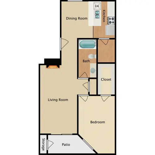 MIA Forest Oaks Arlington Floorplan 5