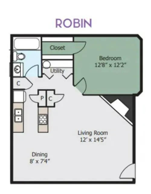 Mack Park Apartments Denton FloorPlan 10