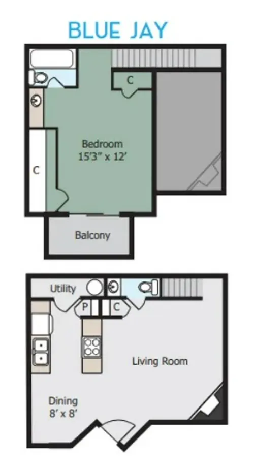 Mack Park Apartments Denton FloorPlan 3