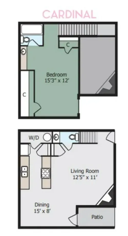 Mack Park Apartments Denton FloorPlan 7