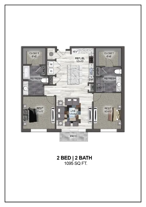 Madera at Leftbank Fort Worth Floorplan 11