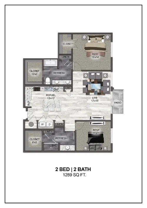 Madera at Leftbank Fort Worth Floorplan 20