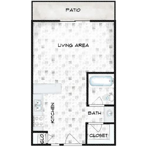 Manchester House Apartments Denton FloorPlan