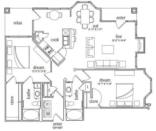 Mansions at Hickory Creek Floorplan 4