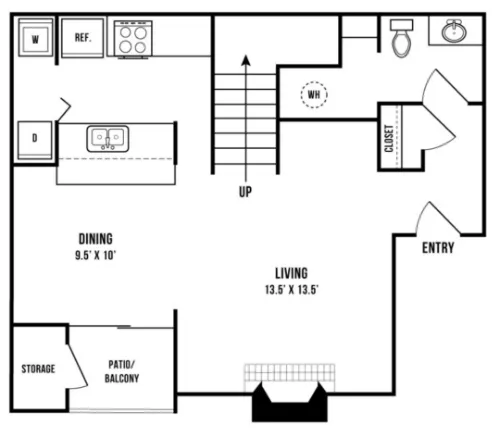 Maxwell Apartments Fort Worth FloorPlan 5