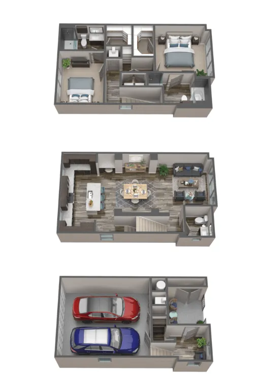 Mercantile River District Fort Worth Floorplan 16