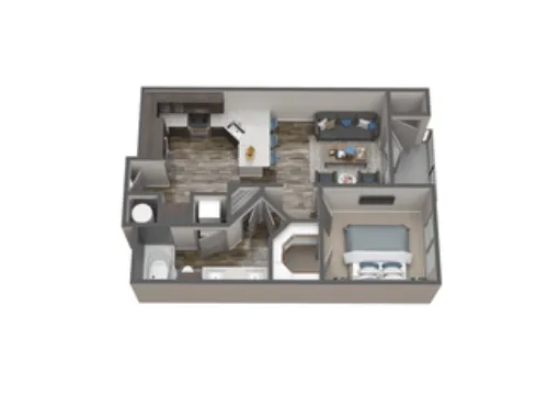 Mercantile River District Fort Worth Floorplan 2