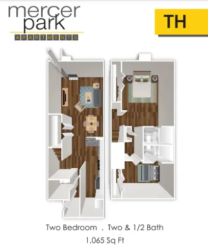 Mercer Park Arlington Floorplan 3