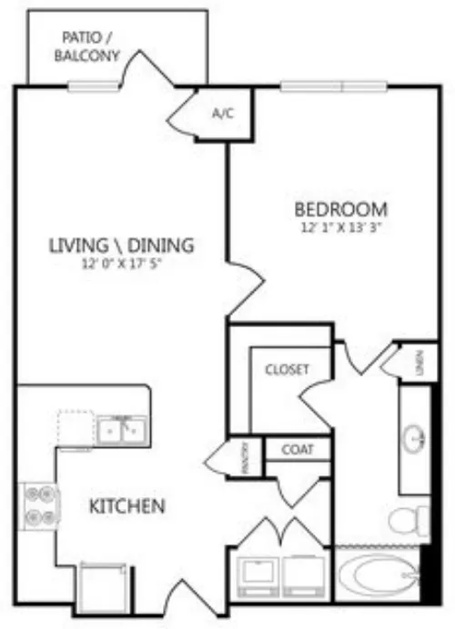 Millennium Place Denton FloorPlan 1