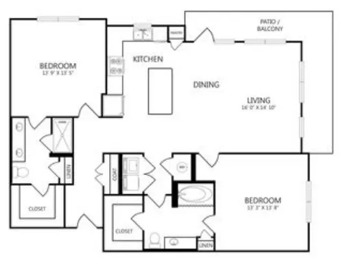 Millennium Place Denton FloorPlan 6