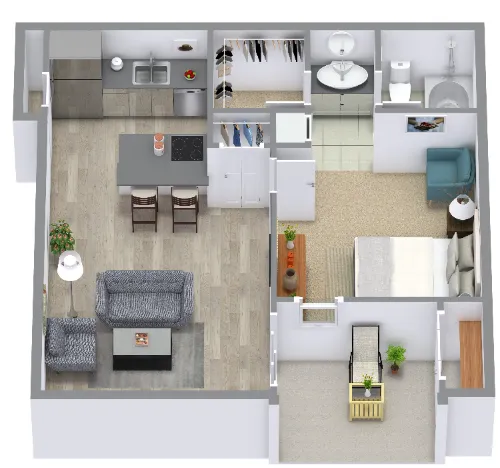 Oak Meadows Denton FloorPlan 1