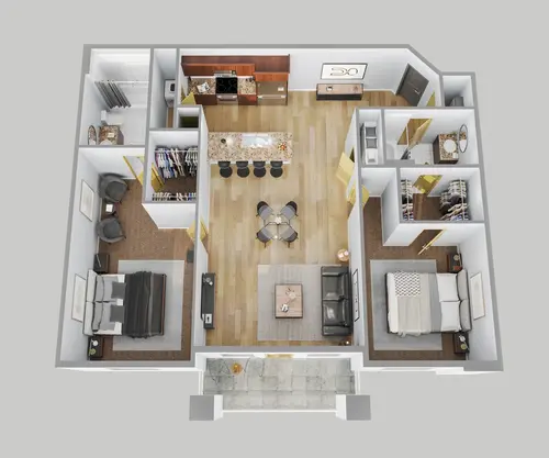 Oak View White Settlement Floorplan 5