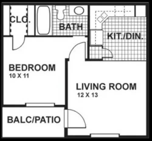 Oaks of Denton Floorplan 3