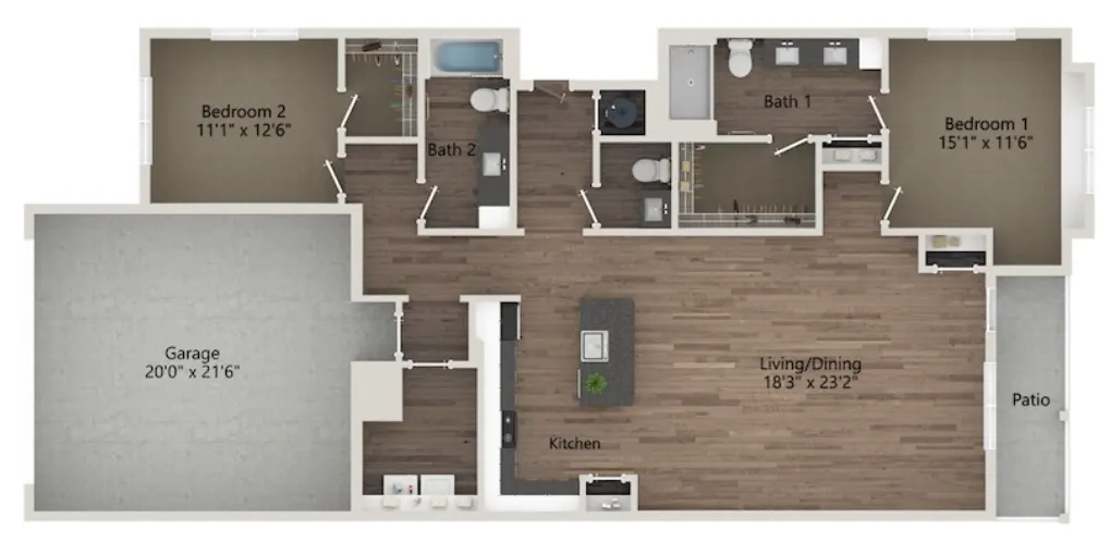 Overture River District Fort Worth Apartment Photo 10