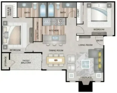 Paces Crossing Denton FloorPlan 6