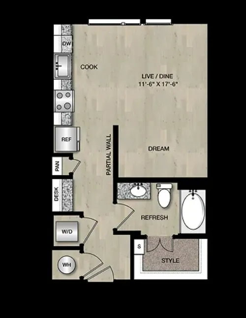 Paloma Village Fort Worth FloorPlan 1