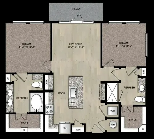 Paloma Village Fort Worth FloorPlan 18