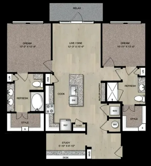 Paloma Village Fort Worth FloorPlan 20