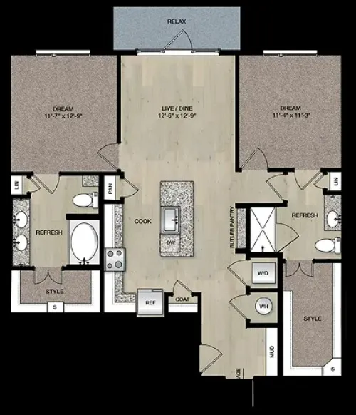 Paloma Village Fort Worth FloorPlan 21