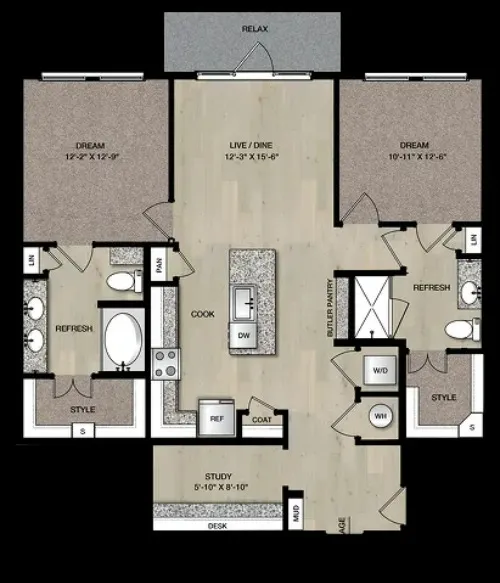 Paloma Village Fort Worth FloorPlan 22