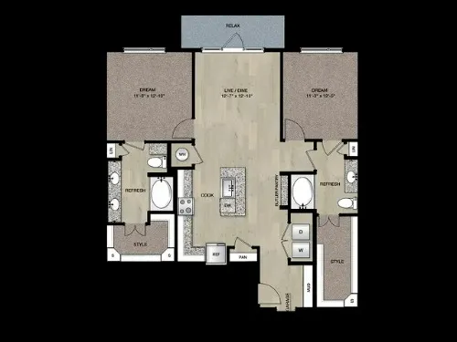 Paloma Village Fort Worth FloorPlan 23