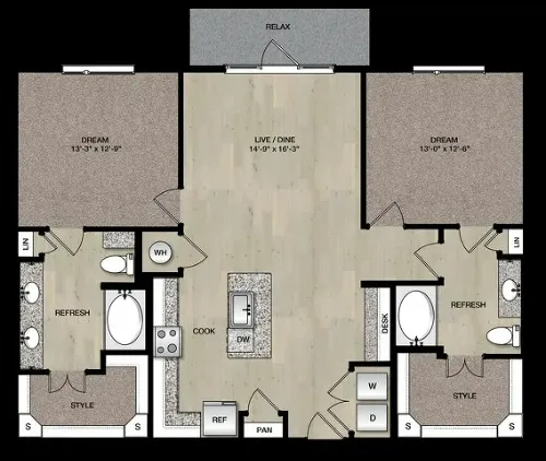 Paloma Village Fort Worth FloorPlan 25