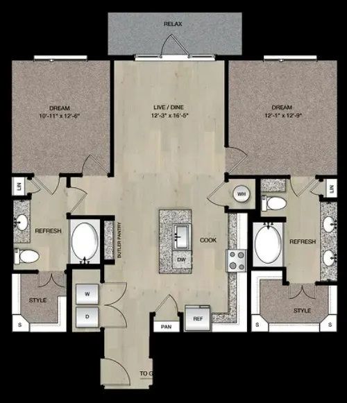 Paloma Village Fort Worth FloorPlan 28