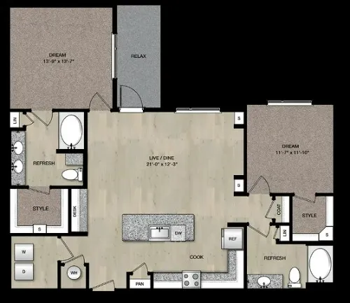 Paloma Village Fort Worth FloorPlan 30