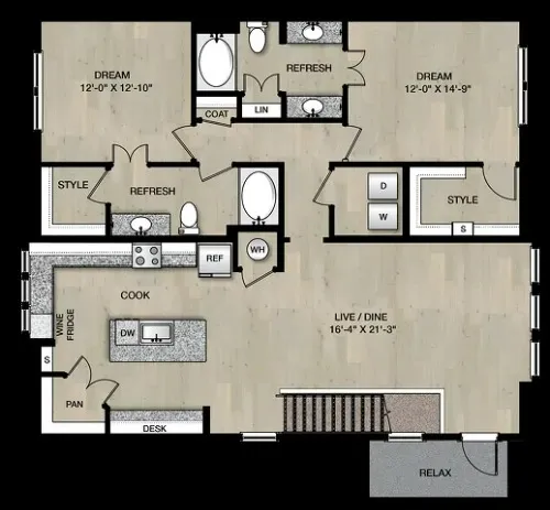 Paloma Village Fort Worth FloorPlan 31