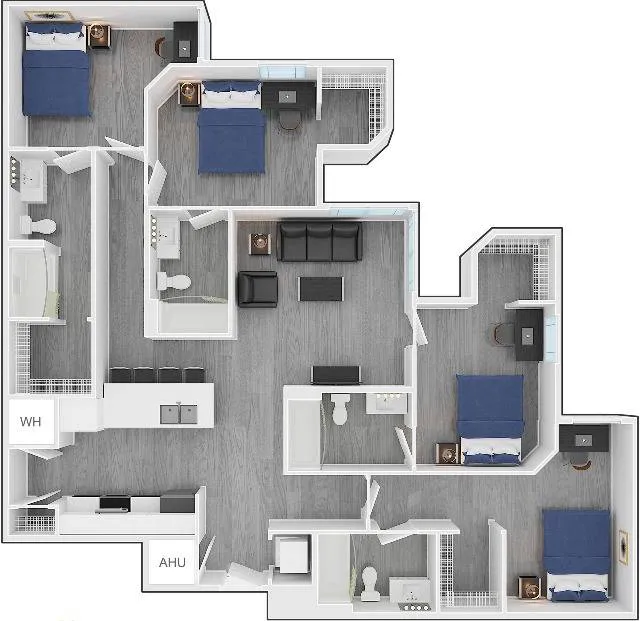 Park Place at Arlington Apartment Floorplan 11