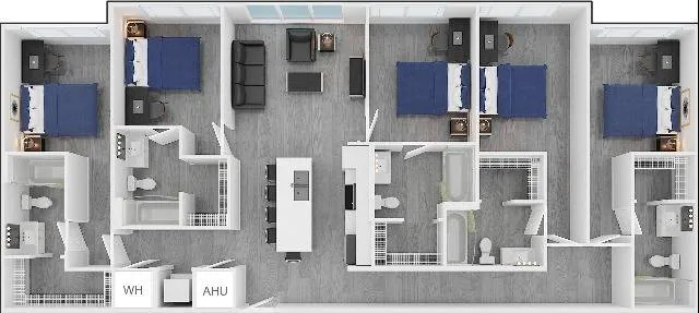 Park Place at Arlington Apartment Floorplan 13