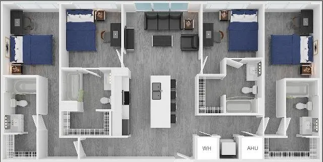 Park Place at Arlington Apartment Floorplan 9