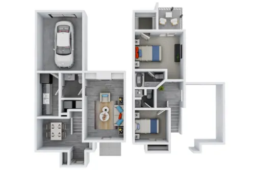 Park at Ashford Arlington floor plan 1