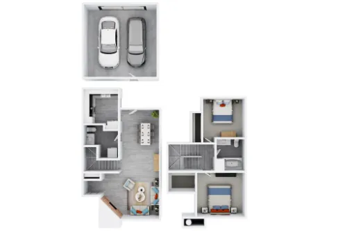Park at Ashford Arlington floor plan 7