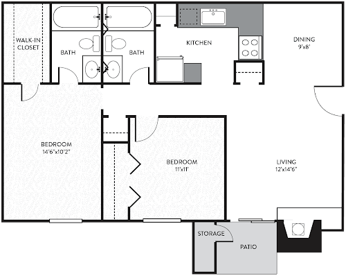 Parks at Treepoint Arlington Floorplan 10