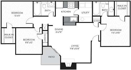 Parks at Treepoint Arlington Floorplan 11