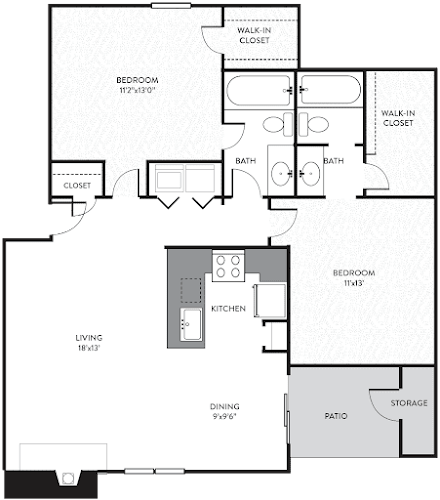 Parks at Treepoint Arlington Floorplan 7