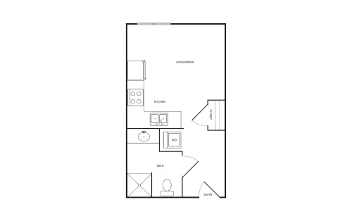 Parkside So7 Fort Worth Floorplan 1